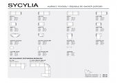 Narożnik modułowy Sycylia 1L+PD+1BB+E+2BB+LR